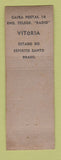 Matchbook Cover - JA Ribeiro Bathroom Fixtures Brazil WEAR