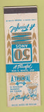 Matchbook Cover - A Trunfal Brazil Rua S Bento  WEAR