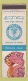 Matchbook Cover - Fabrica de Tecidos Sao Hoze Brazil girlie WEAR