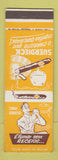 Matchbook Cover - Fumar Charutos Cigars Brazil Suerdieck SAMPLE