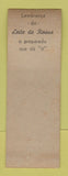 Matchbook Cover - Radio Brazil Naciolan Leite De Rosas WORN