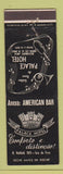 Matchbook Cover - Palace Hotel Juiz de Foro Brazil