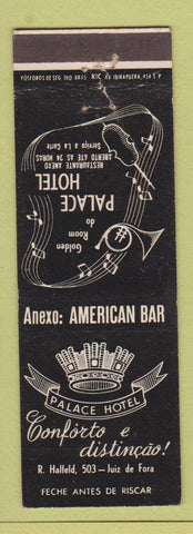 Matchbook Cover - Palace Hotel Juiz de Foro Brazil