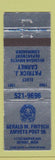 Matchbook Cover - Amvets Gerald Fritsch Post Detroit MI 1981