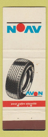 Matchbook Cover - Avon Tires Switzerland