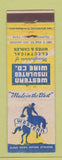 Matchbook Cover - Western Insulated Wire Los Angeles CA WEAR
