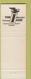 Matchbook Cover - Clifford Martel Agency Goffstown NH