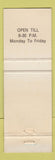 Matchbook Cover Station Bottle Store Liquor Roodepoort Drankwinkel South Africa