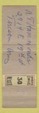 Matchbook Cover - La Central Cierrese Antes De Encender Mexico girlie