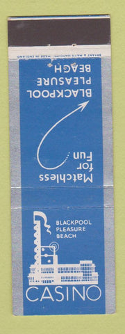 Matchbook Cover - Casino Blackpool Pleasure Beach UK Bryant May