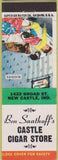 Matchbook Cover - Castle Cigar Store New Castle IN buddies