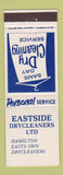 Matchbook Cover - Eastside Dry Cleaners Hamilton New Zealand