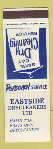 Matchbook Cover - Eastside Dry Cleaners Hamilton New Zealand