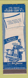 Matchbook Cover - SA Artes Graficas Salvador Bahia Brazil WEAR