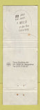 Matchbook Cover - Mary Long Cigarettes Switzerland WORN