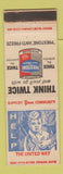 Matchbook Cover - Prestone Anti Freeze United Way Canada WEAR