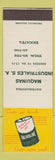 Matchbook Cover - Valvoline oil gas Bogota Colombia