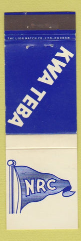 Matchbook Cover - KWA TEBA NRC South Africa Black Man Mining? WEAR
