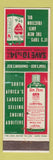 Matchbook Cover - Wm Penn oil gas South Africa