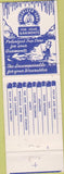 Matchbook Cover - Roaben's Wardrobe Cleaning New Cumberland PA