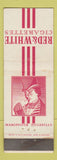 Matchbook Cover - Red and White Cigars Marcovitch Piccadilly UK Bryant May