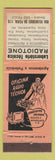 Matchbook Cover - Radio TV Repair Sao Paulo Brazil