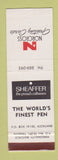 Matchbook Cover - Norcross Greating Cards Sheaffer Pens Auckland New Zealand