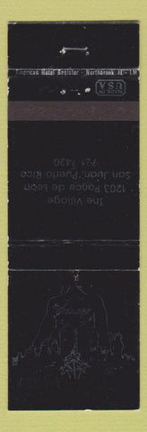 Matchbook Cover - Village San Juan Puerto Rico WEAR