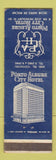 Matchbook Cover - Porto Alegre City Hotel Brazil
