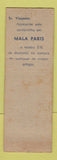 Matchbook Cover - Porto Alegre City Hotel Brazil
