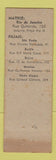 Matchbook Cover - Banco Ultamarion Brazil Rio De Janeiro