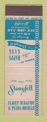 Matchbook Cover - Stonyfell Happy Gang Radio Show Brazil