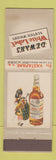 Matchbook Cover - Dewar's White Label Scotch Whiskey Belgium