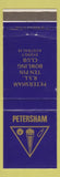 Matchbook Cover - Petersham Bowling Club Sydney Australia WEAR