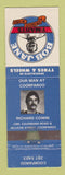 Matchbook Cover - Bob Jane T Marts Tires Coorparoo Australia WEAR