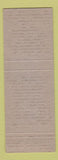 Matchbook Cover - Hotel Australia Adelaide SAMPLE