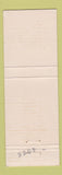 Matchbook Cover - Bell's Cotton Underwear Australia
