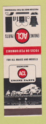 Matchbook Cover - ACL Engine Parts Australia