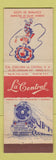 Matchbook Cover - La Central Cierrese Antes De Encender Mexico