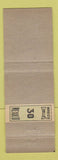 Matchbook Cover - La Central Cierrese Antes De Encender Mexico