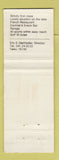 Matchbook Cover - Grand Hotel National Lucerne WORN