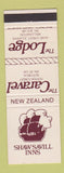 Matchbook Cover - Shawsavill Inns Rotorua Wellington New Zealand