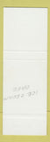Matchbook Cover - Panciera Eis Cafe Dortmund SAMPLE