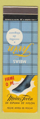 Matchbook Cover - Meias Twin Socks Brazil SAMPLE