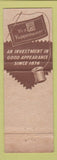 Matchbook Cover - Kuppenheimer Men's Clothes Cave's Tulare CA