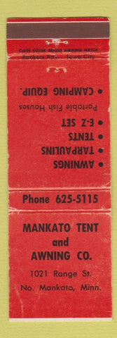 Matchbook Cover - Mankato Tent and Awning North Mankato MN WEAR