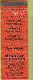 Matchbook Cover - Mission Cleaners Salinas CA WEAR