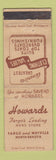 Matchbook Cover - Howard's Men's Clothes Fargo Mayville ND WEAR