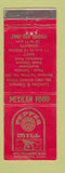 Matchbook Cover - Pepper Mill Sacramento CA restaurant