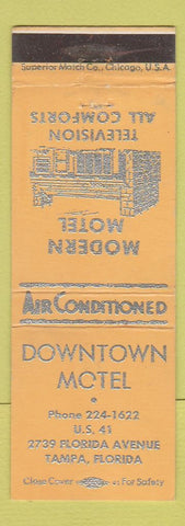 Matchbook Cover - Downtown Motel Tampa FL
